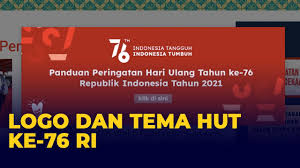 (klik disini) jika kalian akan mendownload logo diatas dengan format cdr dan png. Ini Dia Logo Dan Tema Hut Ke 76 Ri Youtube