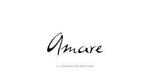 A name tattoo is a token of loyalty and eternal remembrance and realistically to a parent there is nothing more of a masterpiece than their children. Amare Name Tattoo Designs