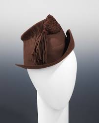 Hat Rose Valois French Wool French Ca 1938 Mens Hats Fashion Hats Vintage Brown Hats
