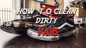 How do i clean my van? How To Clean Dirty Vans Youtube