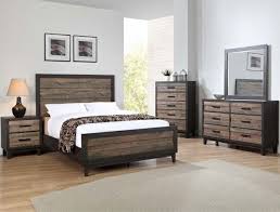 B8270 4 Pc Tacoma Two Tone Finish Wood Queen Bedroom Set Bedroom Sets Queen California King Bedroom Sets Furniture