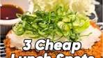 Budget Lunch Options in Tokyo, Japan