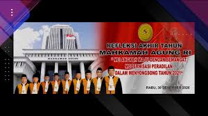Mahkamah agung membawahi badan peradilan dalam lingkungan peradilan umum, lingkungan peradilan agama, lingkungan peradilan militer, lingkungan peradilan tata usaha negara. Refleksi Akhir Tahun Mahkamah Agung Tahun 2020 Youtube
