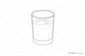 Wie Kann Man Ein Glas Wasser In Etappen Zeichnen