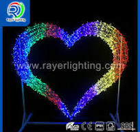 Wedding Christmas Decoration Shopping Mall Decoraction Garden Light LED  Heart Motif Light