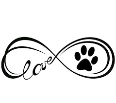 Infinity Symbol Love Dog Paw Svg Png Jpg Cricut Etsy In 2020 Dog Tattoos Pawprint Tattoo Dog Memorial Tattoos