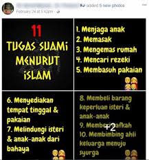 Mana yang bertanggung jawab menghidupi keluarga? Tanggungjawab Isteri Dan Suami