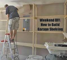 Garage Storage On A Budget The Budget Decorator Garage Shelving Garage Storage Garage Remodel