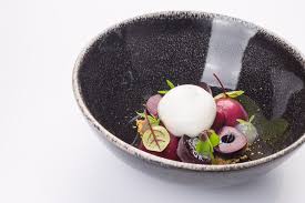 Cherry Crumble Gel And Foam Of Elderberry Blossom Elderberry Lunch Restaurants Beautiful Dishes