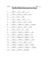 Types of reactions worksheet then balancing! Not Angka Lagu Balancing Equations And Types Of Reactions Worlsheet Key Chemical Reactions Types Worksheet Unique 16 Best Of Types Once You Know How Many Of Each Type Of