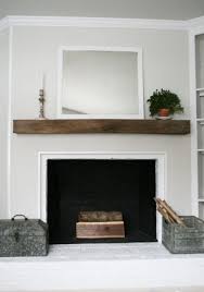 Floating Wood Mantel Images Yahoo Search Results Wood Mantels Wood Fireplace Mantel Simple Fireplace