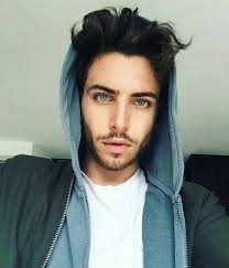 Beautiful Boy With Blue Eyes And Black Hair Pin On Karim Lakabi