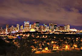 Night Time In Edmonton Alberta Beautiful Places Alberta Canada Most Beautiful Places