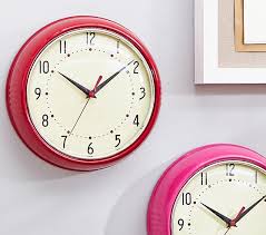 Add character to the home with pottery barn's home accents and accessories. Color Wall Clock Kids Room Decor Pottery Barn Kids