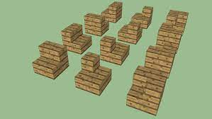 Here is an interactive list of minecraft ids for all items, blocks, tools, dyes, foods, armor, weapons, mechanisms, transportation, decorations, and potions for minecraft java edition (pc/mac) 1.16 (which also includes the latest for 1.16.3). Minecraft Oak Wood Stairs All Types Fit To Zapperier 3d Warehouse