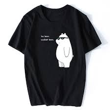Tumblr we bare bear tumblr. Ice Bear Coolest Bear We Bare Bears High Quality Aesthetic Cotton Vintage Funny T Shirt Harajuku Streetwear Camisetas Hombre Buy At The Price Of 3 19 In Aliexpress Com Imall Com