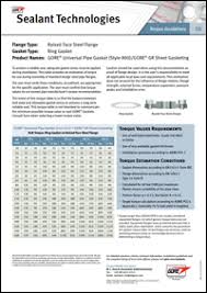 Installation Guide Gore Gr Sheet Gasketing Gore