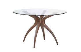 Modern home decor, glass furniture,crushed glass round coffee table (big). Winners Only Canada Inc