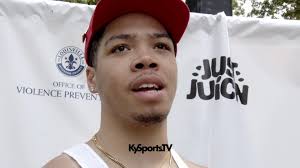 #1 player in the 2026 class of high school basketball Tyran Stokes talks  about being from Louisville and giving back to the community during the  Louisville Dirt Bowl