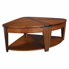 Rectangular coffee tables are the most popular but round or square shapes are a great answer for the sectional sofa. Hammary Oasis Wedge Lift Top Coffee Table Www Hayneedle Com Triangle Coffee Table Cheap Coffee Table Inexpensive Coffee Table