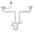 Thinking of something more modern? Cooke Lewis Nakaya Polished Inox Stainless Steel 1 5 Bowl Sink Drainer Diy At B Q