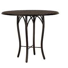 Showing results for 24 x 48 counter height table. Woodard Thatch 48 Round Bar Height Table With Tribeca Base 5d6600 04948