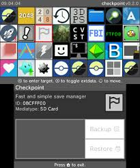 How many coupon codes can be used for each order when i search for 3ds qr codes full games fbi? Checkpoint Simple Y Rapido Gestor De Guardados En Nintendo 3ds Scene