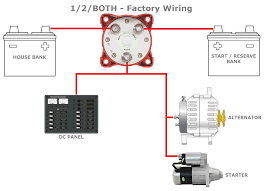 The following basic wiring diagrams show how batteries, battery switches, and automatic charging relays are wired together from a simple single the diagrams below are intended for reference only. 1 2 Both Battery Switch Considerations Marine How To