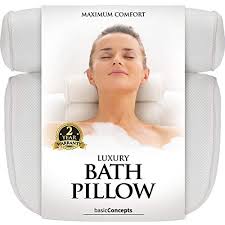 Maybe you would like to learn more about one of these? Bath Pillow Premium Quality Luxury Bathtub Pillow Rest Powerful Suction Cups Bath Pillows For Tub Neck And Back Support Spa Pillow For Bathtub Breathable 3d Mesh Hot Tub Pillow Head Pricepulse
