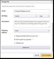 You can then decide whether you'd like your list to be public, shared or private by selecting manage your lists in the sidebar. How Does Amazon Wish List Work Complete Guide Seller Blog