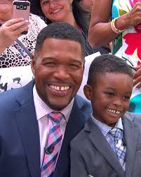 Meet Michael Strahan's Adorable 'Mini-Me,' Ethan Barrett