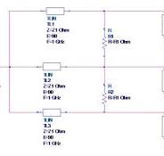 Microwaves101 | Three-Way Planar Wilkinsons