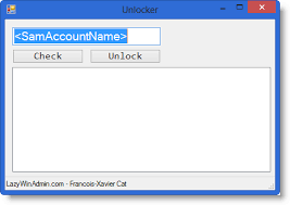 Scriptrunner allows the secure delegation of tasks with powershell scripts. Powershell Winform Active Directory User Unlocker Lazywinadmin