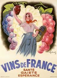 Vins De France Sante Gaiete Esperance L Abus D Alcool Est Dangereux Pour La Sante A Consommer Avec Moderation Carte Des Vins Vin De France Art Vintage