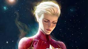 They asked important questions like where is her hair tie? 1680x1050px Free Download Hd Wallpaper Comics Captain Marvel Blonde Marvel Comics Short Hair Wallpaper Flare