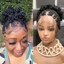 Braided ponytail wig. Made