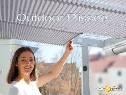 Outdoorplissee Die Plisseeanlage Fur Den Uberdachten Aussenbereich Aussen Plissee