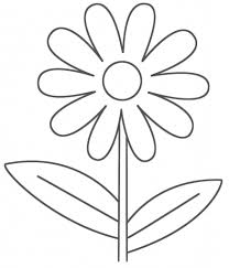 Simple Flower Drawing For Kids Easy step by step drawing tutorials for kids and beginners. simple flower drawing for kids