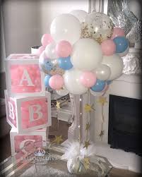 Baby Shower Balloon Ideas Baby Shower Balloons Baby Shower Decorations Baby Shower Diy