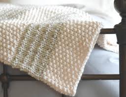 Either way, a beautiful throw is a lovely way to accessorise a living room or bedroom. Easy Knit Blanket Pattern Knit Throw Pattern Easy Heirloom Etsy