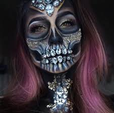 Vic Brocca Diamond Skull Makeup Halloween Makeup Halloween Makeup
