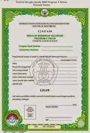 5 tahun 2020 resmi dijadikan pedoman oleh seluruh instansi pendidikan baik sd, smp dan sma dalam pengisian ijazah tahun 2020/2021 ini, karena peraturan tersebut memuat juknis penulisan ijazah 2020/2021 semua jenjang sd, smp dan sma. Blangko Ijazah Sd Smp Sma Dan Smk Tahun Pelajaran 2014 2015 Salam Edukasi