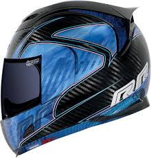 Icon Airframe Carbon Rr Blue Motorcycle Helmets Motorbike Helmet Helmet