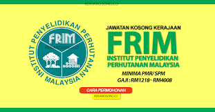 Jawatan kosong di institut penyelidikan perhutanan malaysia (frim) 1. Jawatan Kosong Frim Terkini 2021 Minima Pmr Spm Mohon Sekarang