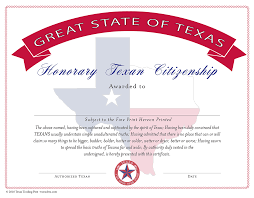 Each mission covers a specific geographic region. Honorary Citizen Of The Great State Of Texas Certificate