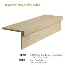 Open rise treads should over lap by at least 15mm and any opening between treads should allow a 100mm sphere to pass through. 42 Modern Retrofit Tread Kit With Riser Cheap Stair Parts