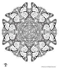 A mandala coloring page for the youngest, low level of difficulty. Mandala Coloring Pages For Adults Kids Happiness Is Homemade