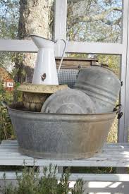 Galvanizado Vintage Sachen Emaille Deko