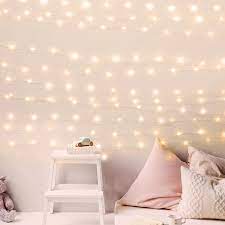 String lights make the bedroom absolutely enchanting. Amazon Com Usb Fairy String Lights With Switch And Power Adapter 66 Feet 200 Led Firefly Lights For Bedroom Wall Ceiling Christmas Tree Wreath Craft Wedding Party Decoration Warm White Home Kitchen