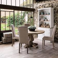 Table Ronde De Salle A Manger En Bois Recycle D 140 Cm Lourmarin Salle A Manger Table Ronde Salle A Manger Bois Mobilier De Salon